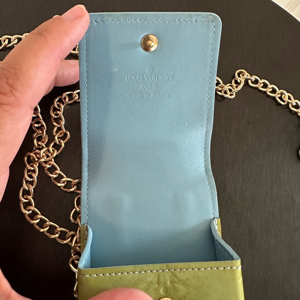 Louis Vuitton Monogram Vernis Green Cigarette / Lipstick Case – Authentic - Picture 12 of 16